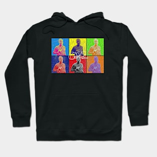 Anthony Bourdain Pop Art Vintage Look Hoodie